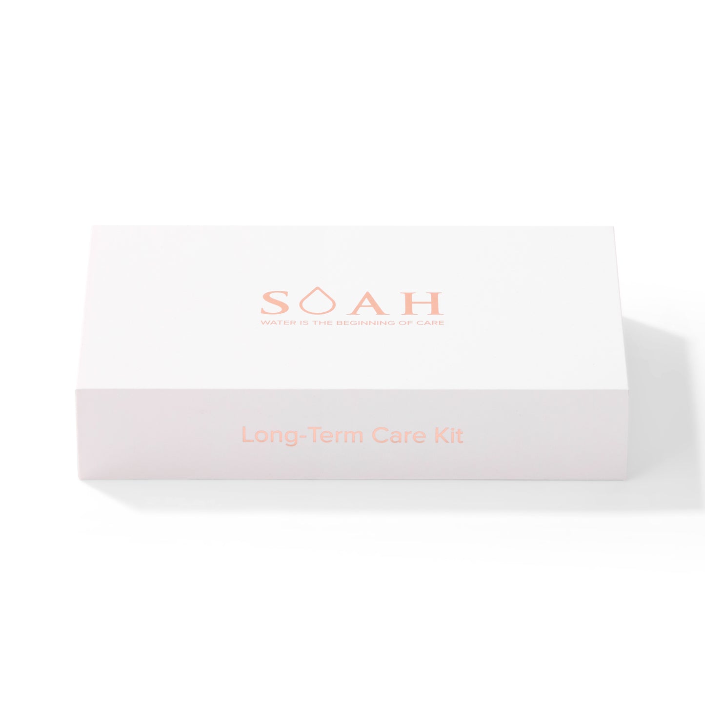 SOAH Long-Term Care Kit packaging box with logo on a white background.