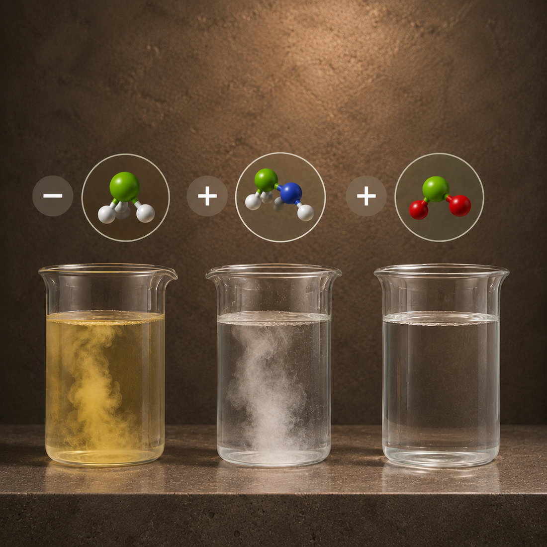 Chlorine vs Chloramine vs Chlorine Dioxide: What's Actually in UAE Shower Water?
