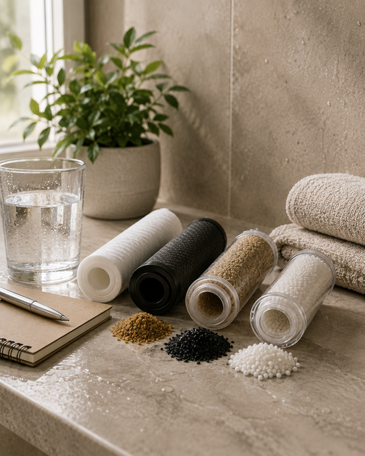 Shower Filter Glossary: KDF, GAC, Ascorbic Acid, NSF, TDS and LSI Explained