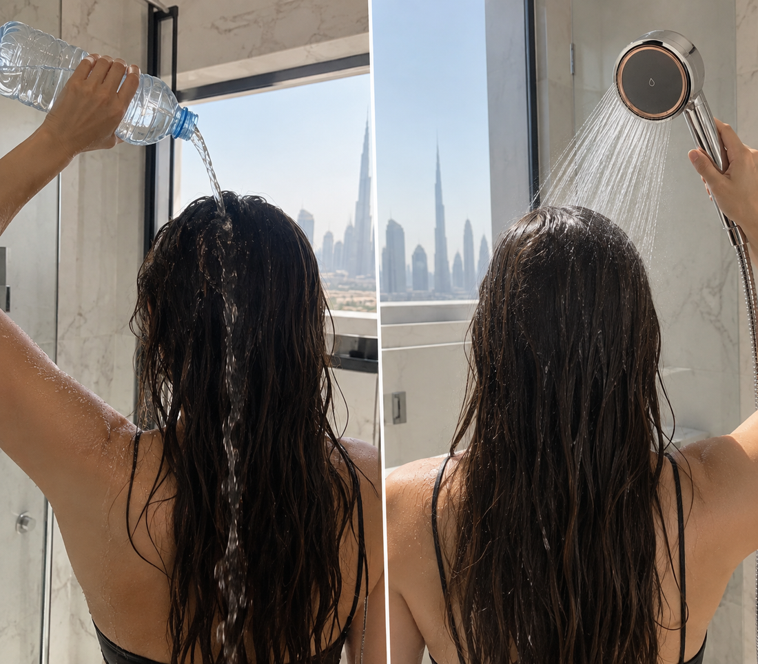Bottled Water Rinse vs Shower Filter: Which Actually Works in Dubai?
