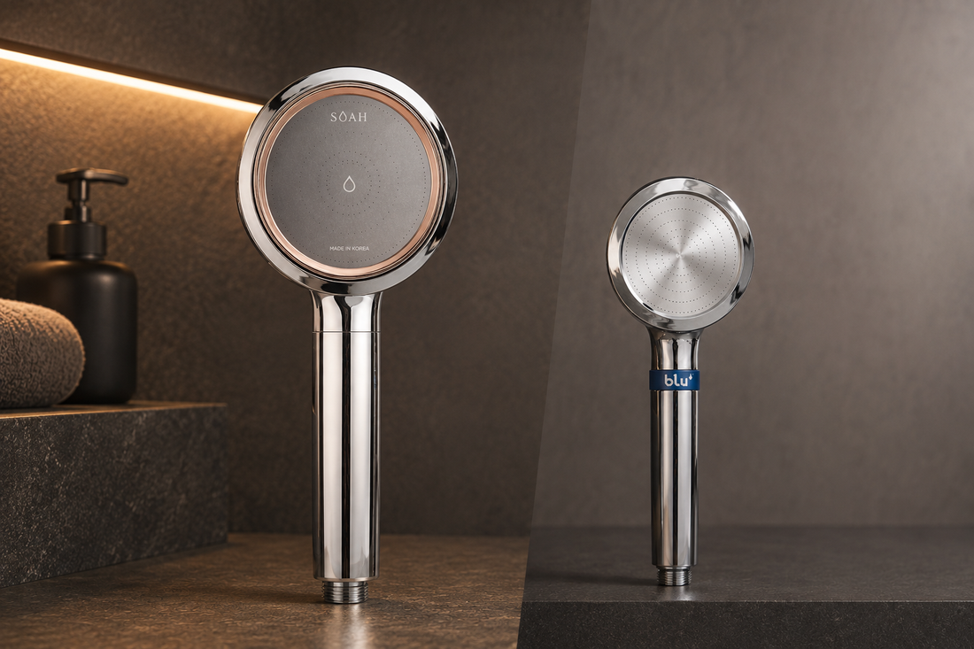 SOAH vs blu: An Honest Comparison for UAE Shower Filter Buyers