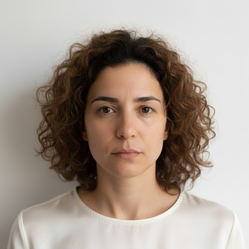 Close-up of a woman with smooth, glowing skin after using SOAH shower filter
