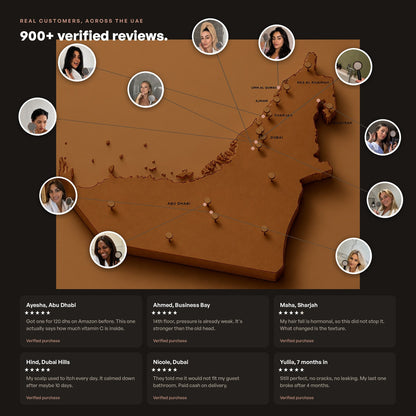 reviews-map.jpgUAE customer review map highlighting SOAH Black Edition users throughout Dubai, Abu Dhabi and the Emirates.