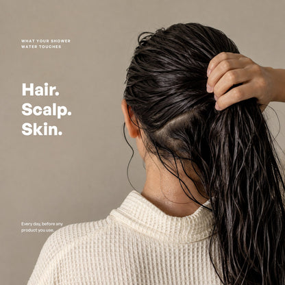 SOAH Chrome Edition highlighting shower comfort for hair, scalp and skin as part of a premium wellness routine.